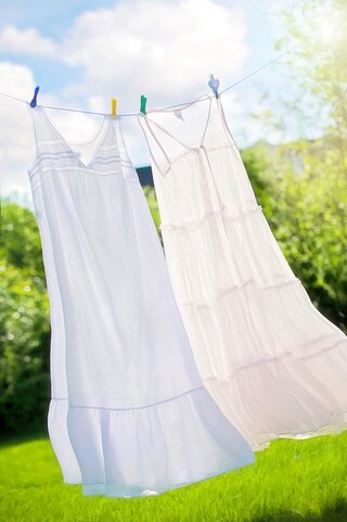 schone kleding aan waslijn
